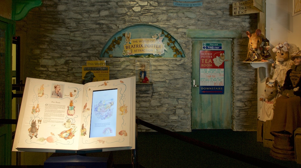 World of Beatrix Potter johon kuuluu kyltit ja sisÀkuvat