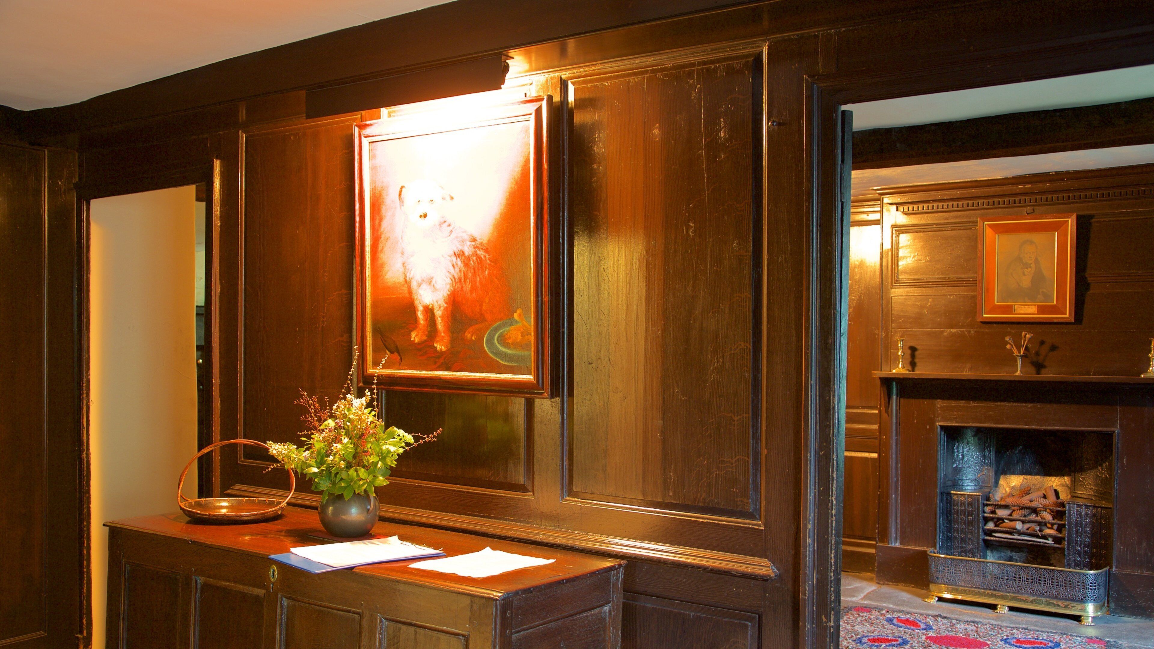 Dove Cottage which includes art, a house and interior views