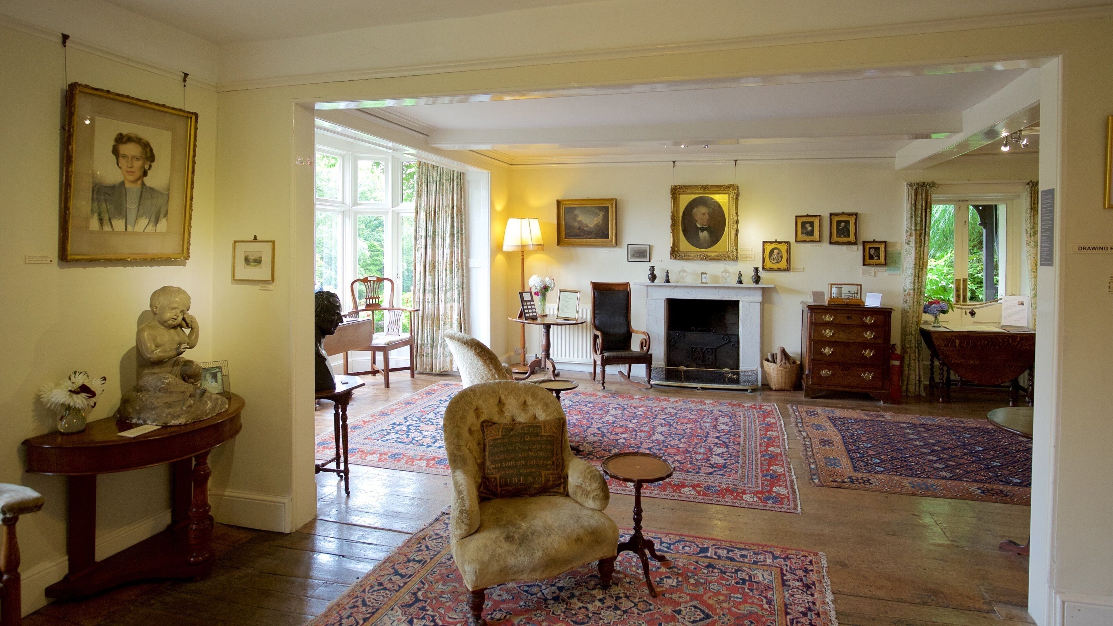 Rydal Mount featuring interior views