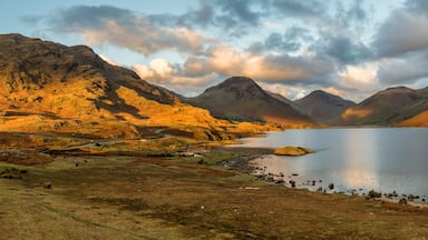 Moody evening light at Wastwater in the English Lake District.