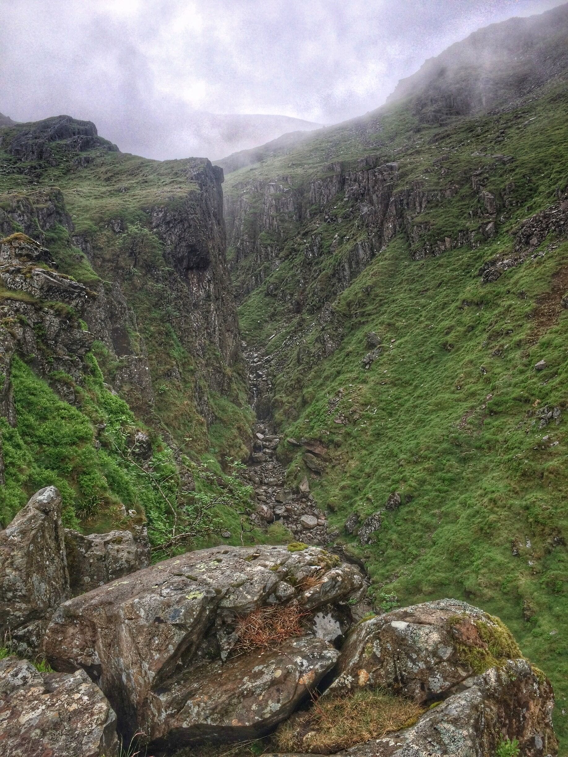 In the Lake District. On the way to scafel pike. 
