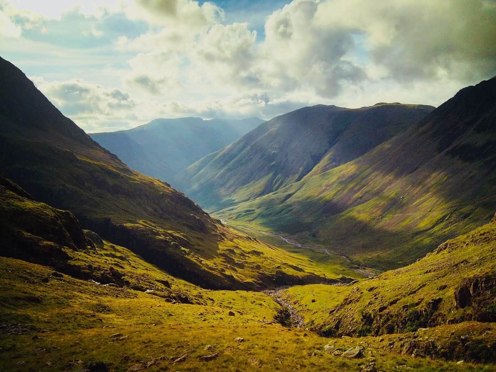 Somewhere on the way to the summit of  Scafell Pike, the tallest peak in England. The views are out of this world! #GreatOutdoors