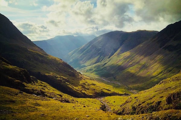Somewhere on the way to the summit of Scafell Pike, the tallest peak in England. The views are out of this world! #GreatOutdoors