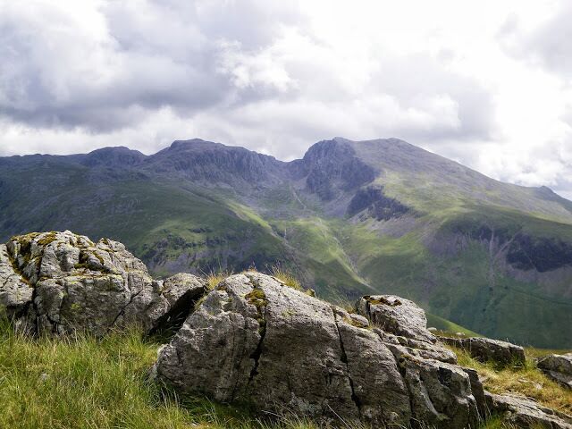 The Scafells from Yewbarrow