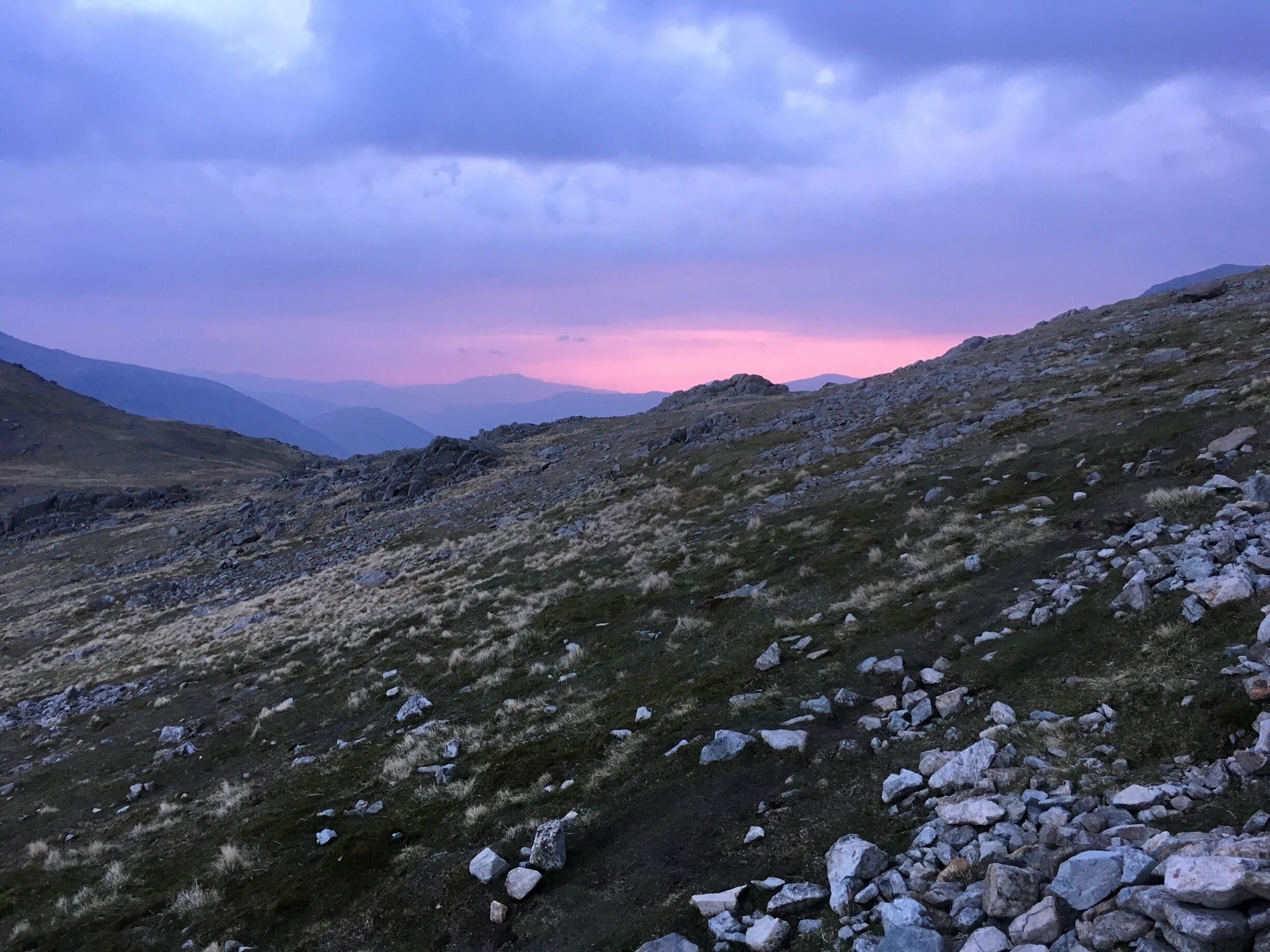 Sunrise on Scafell Pike 😍👌🏻⛰