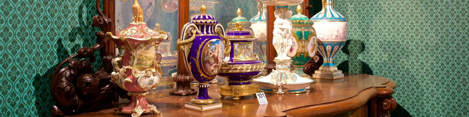 Hanley Potteries Museum presenterar historiska element och interiörer