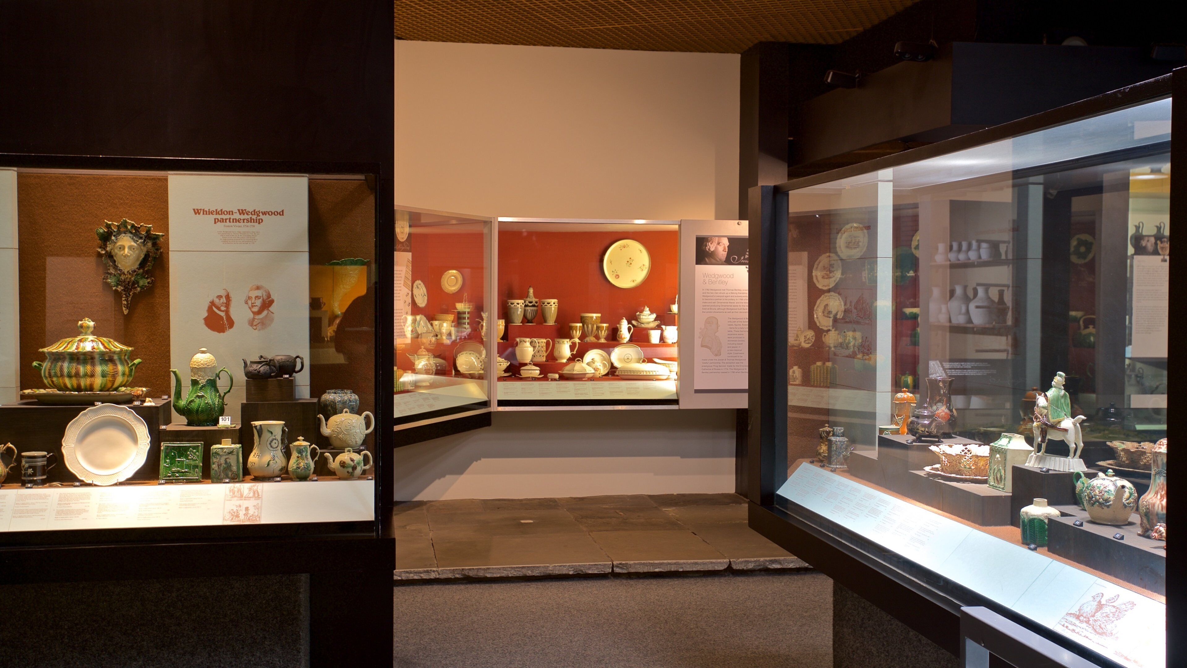 Hanley Potteries Museum das einen Innenansichten