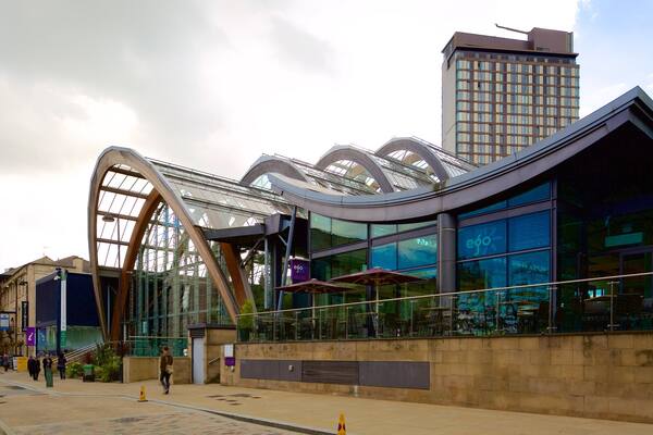 Serre Sheffield Winter Garden qui includes architecture moderne et jardin