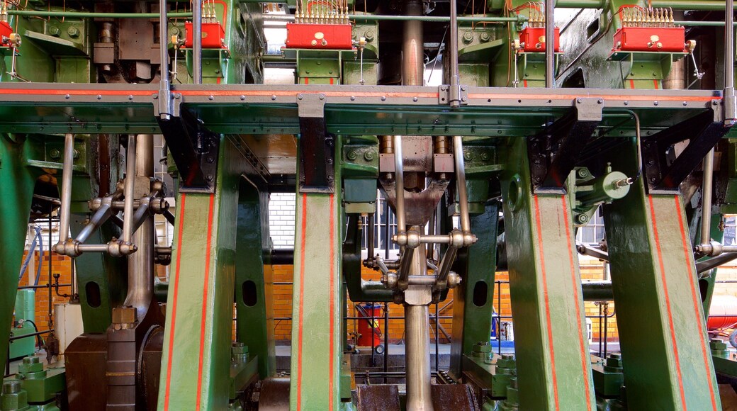 Keltham Island Museum inclusief industriële elementen en interieur