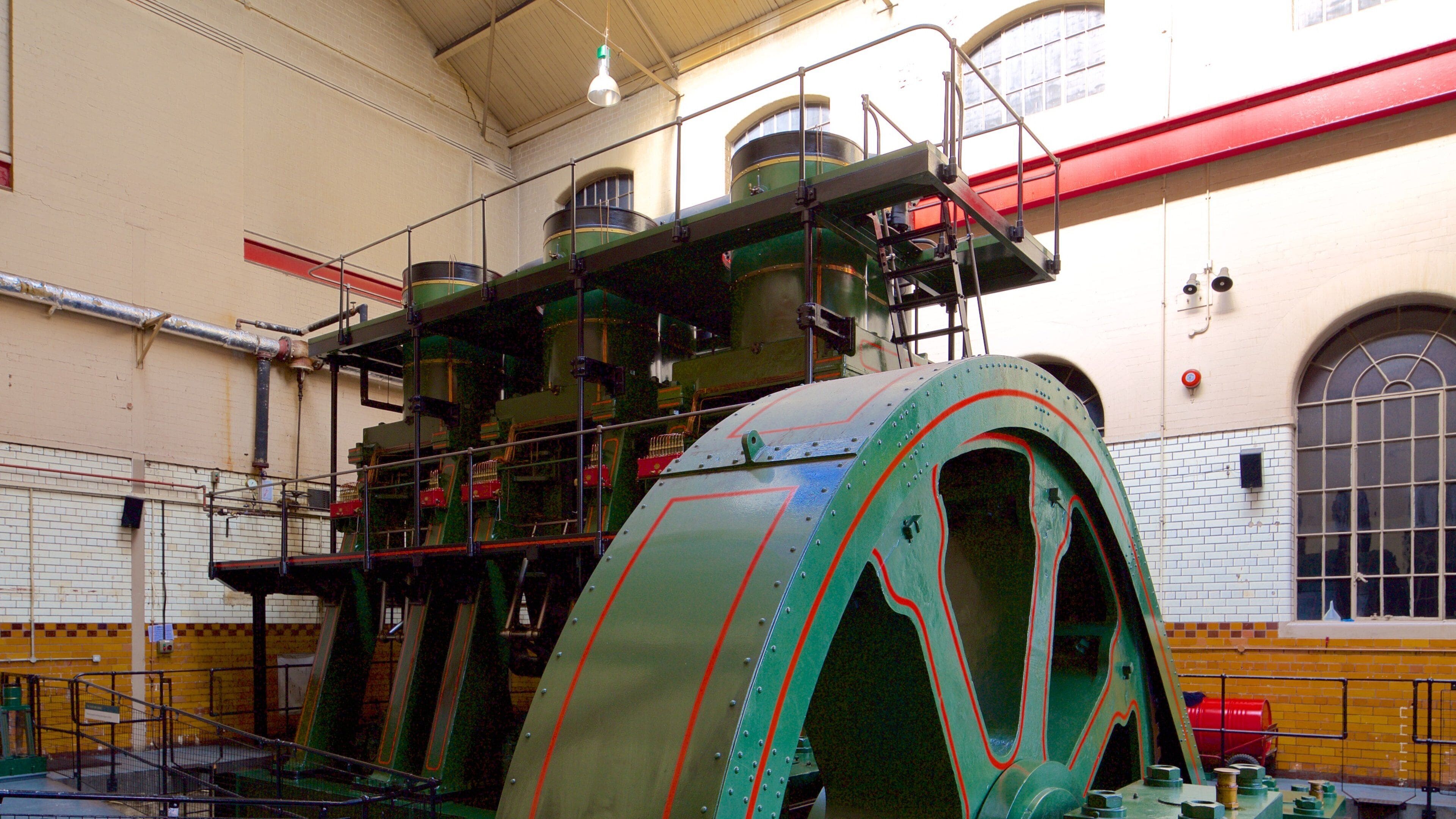 Kelham Island Museum which includes industrial elements and interior views