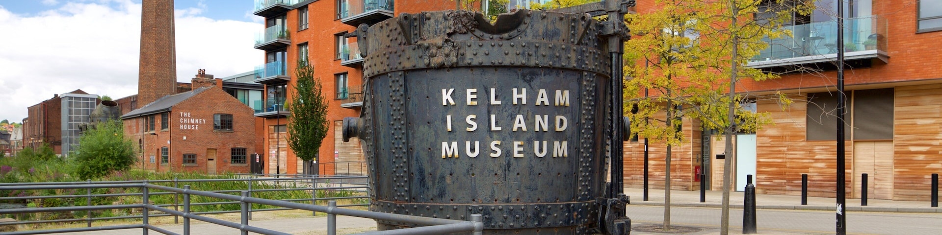 Kelham Island Museum mostrando sinalização