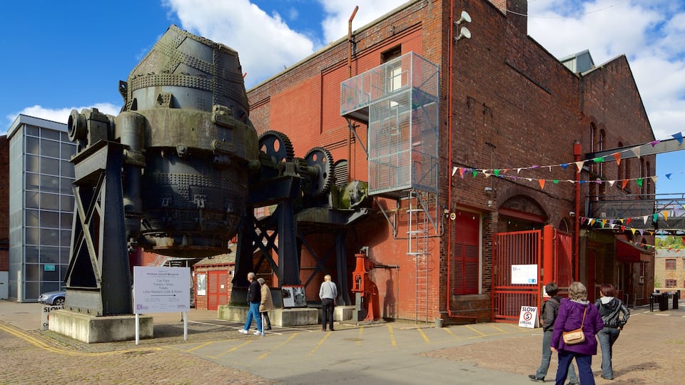 Kelham Island Museum as well as a small group of people