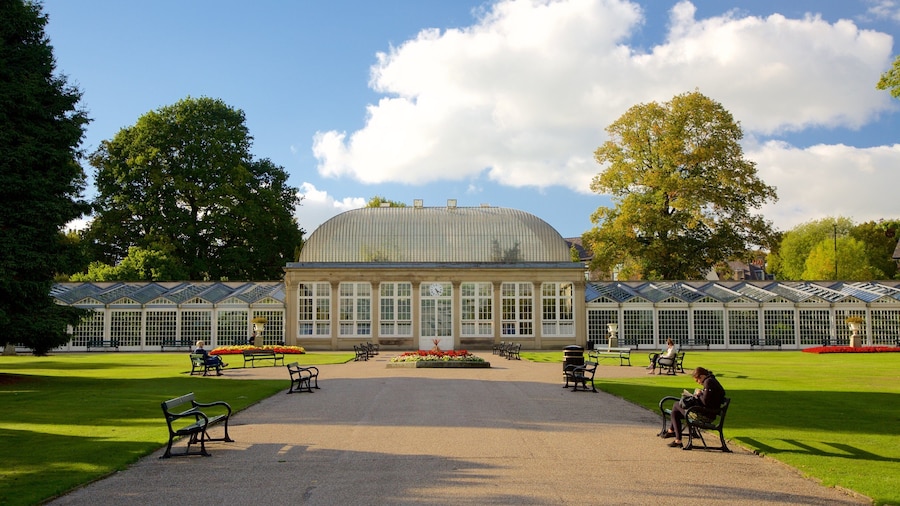 Sheffield Botanical Gardens featuring a park