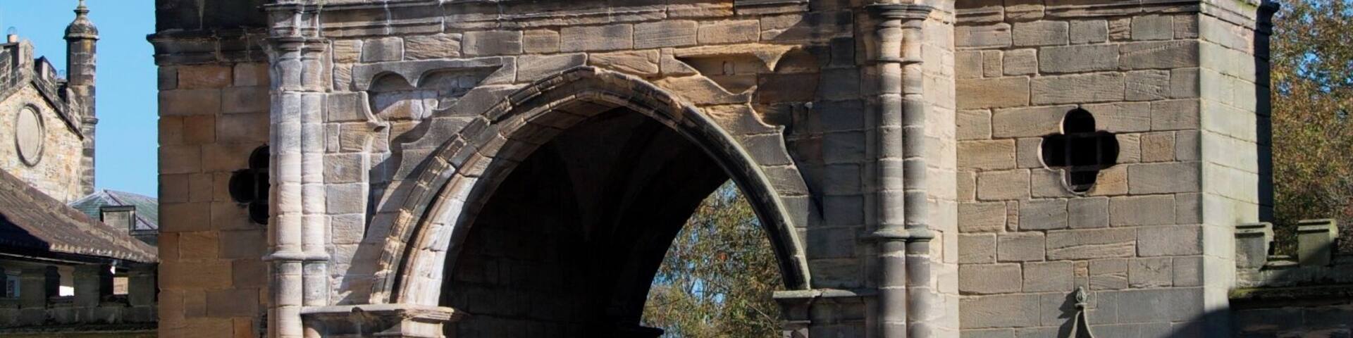 Bishop Auckland is a small Market town in County Durham. The Castle just off the mArket Place is the home to the Bishop of Durham, The Land of the Prince Bishops. The gardens hold a deer park