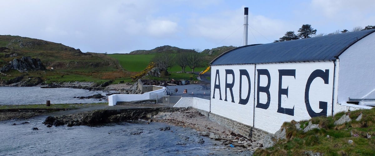 Ardbeg Distillery, makers of some of the peaty whisky Islay is famous for. #lifeatexpedia