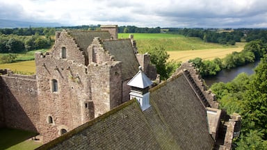 Doune Castle showing heritage elements