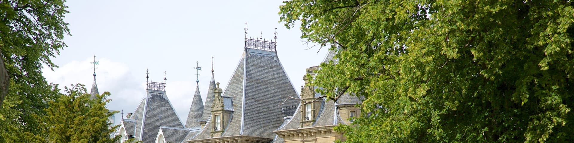 Callendar House welches beinhaltet Geschichtliches und Burg