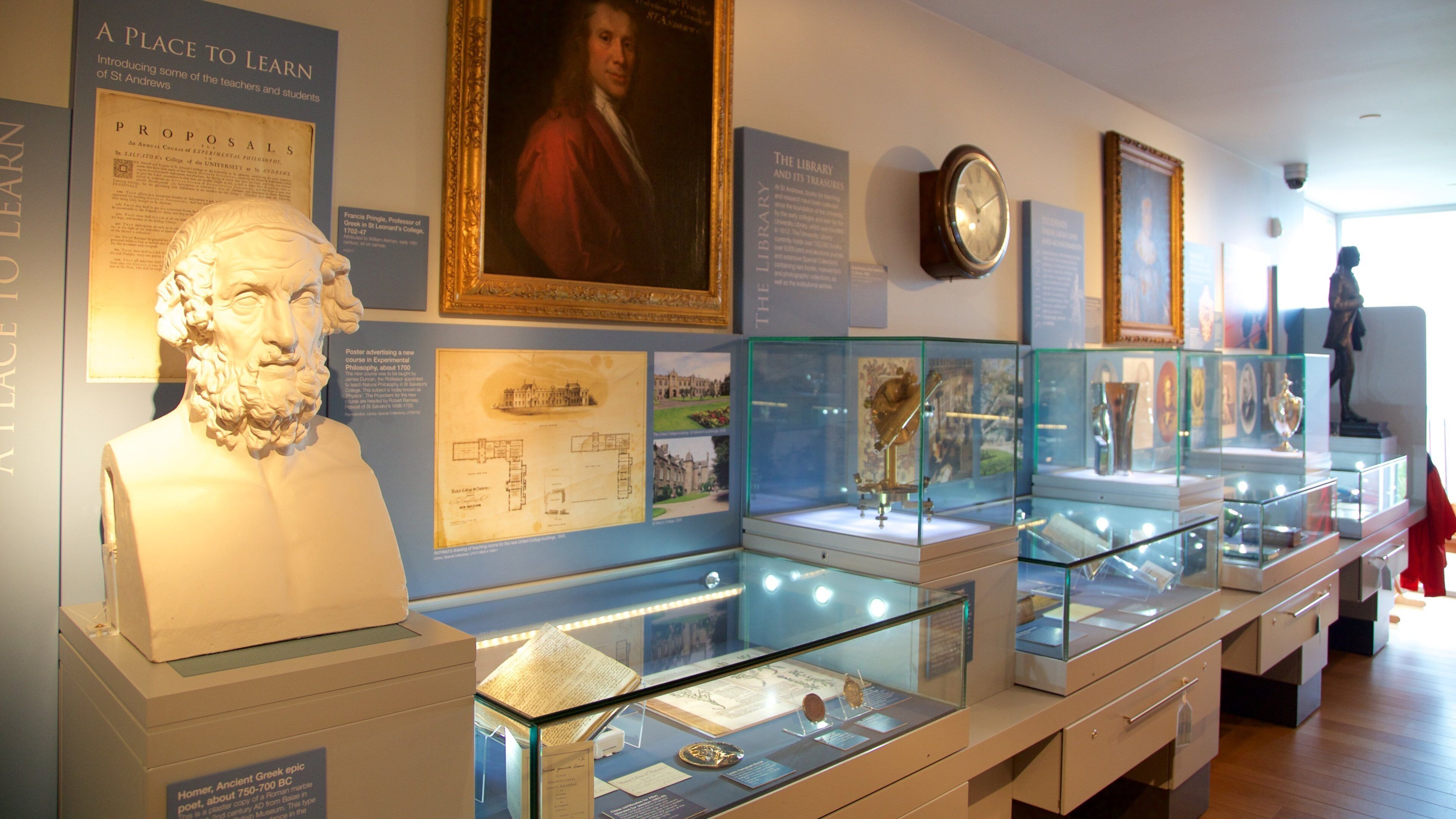 University of St. Andrews featuring interior views