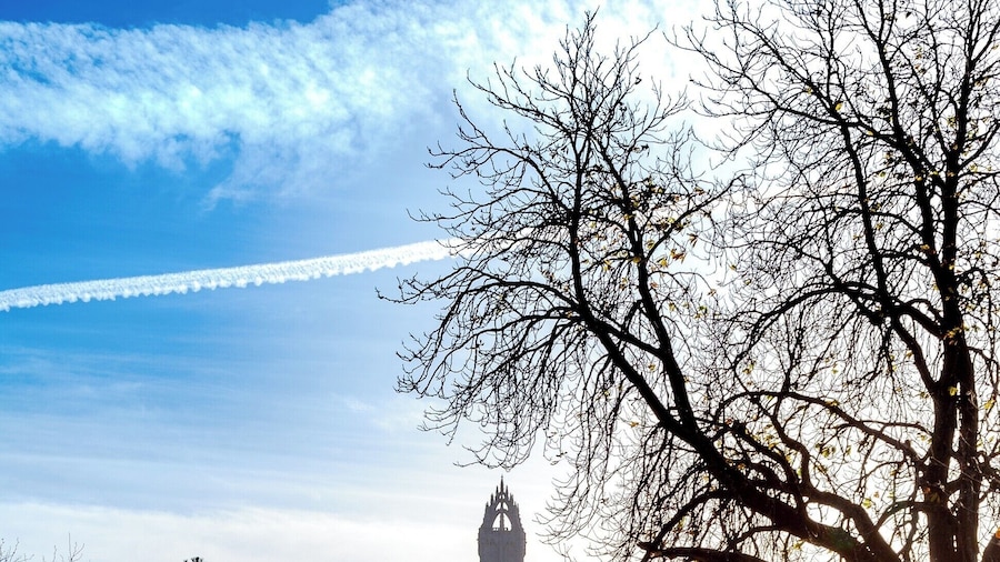 Wallace Monument seen from the University of Stirling