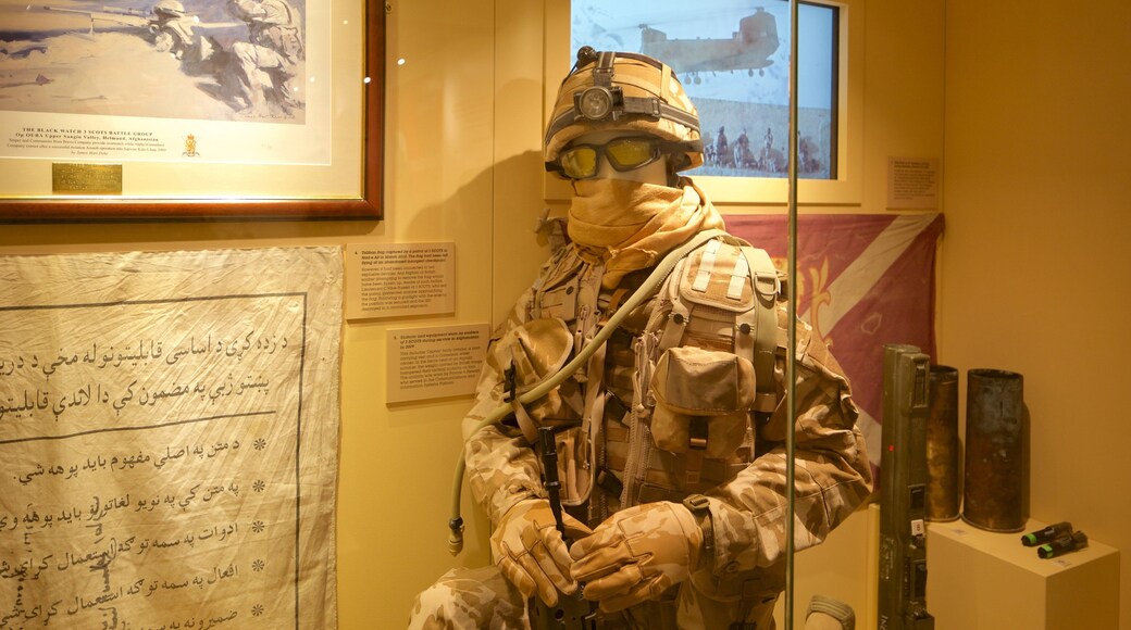 Black Watch Regimental Museum which includes interior views