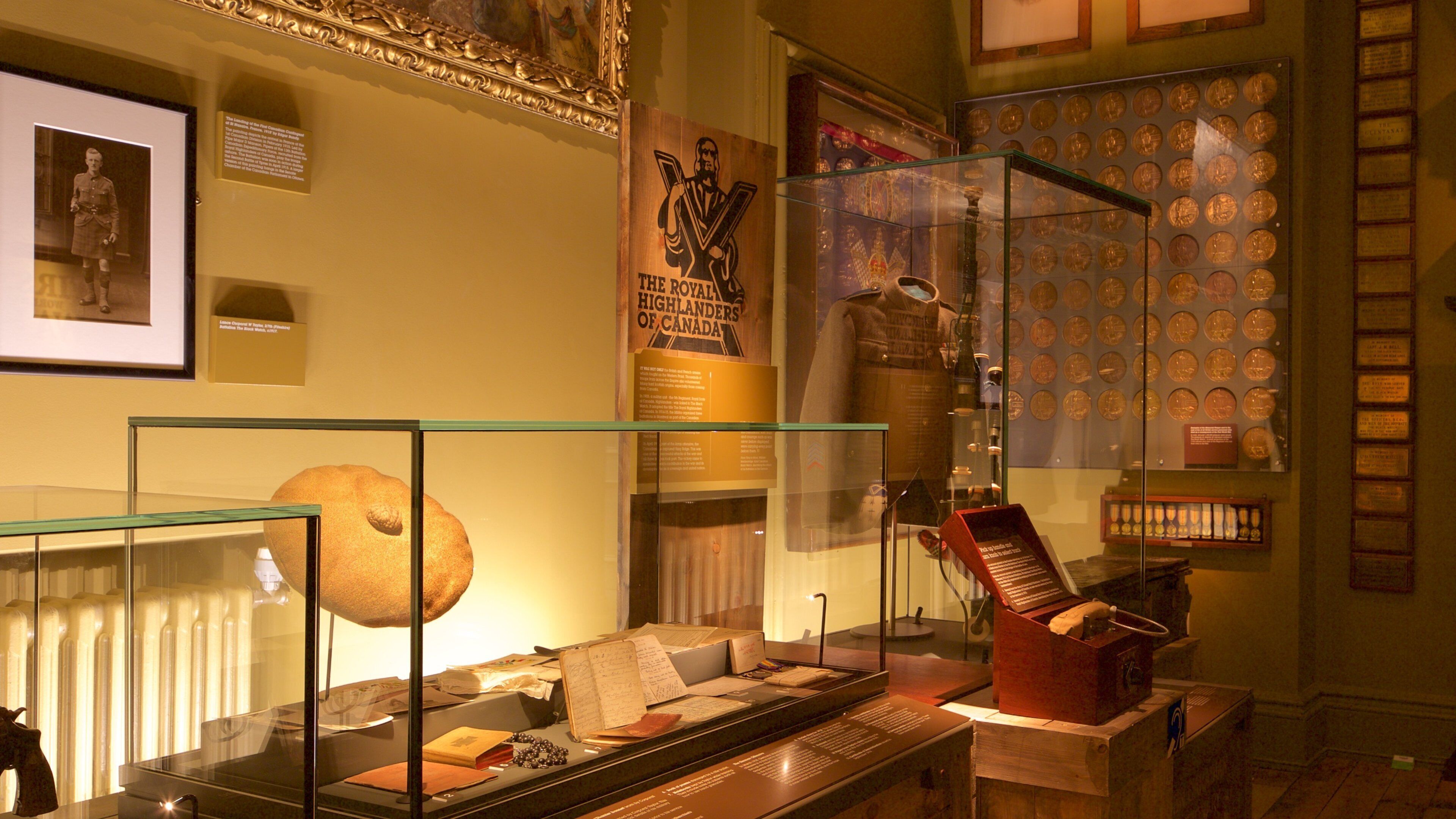 Black Watch Regimental Museum caratteristiche di vista interna