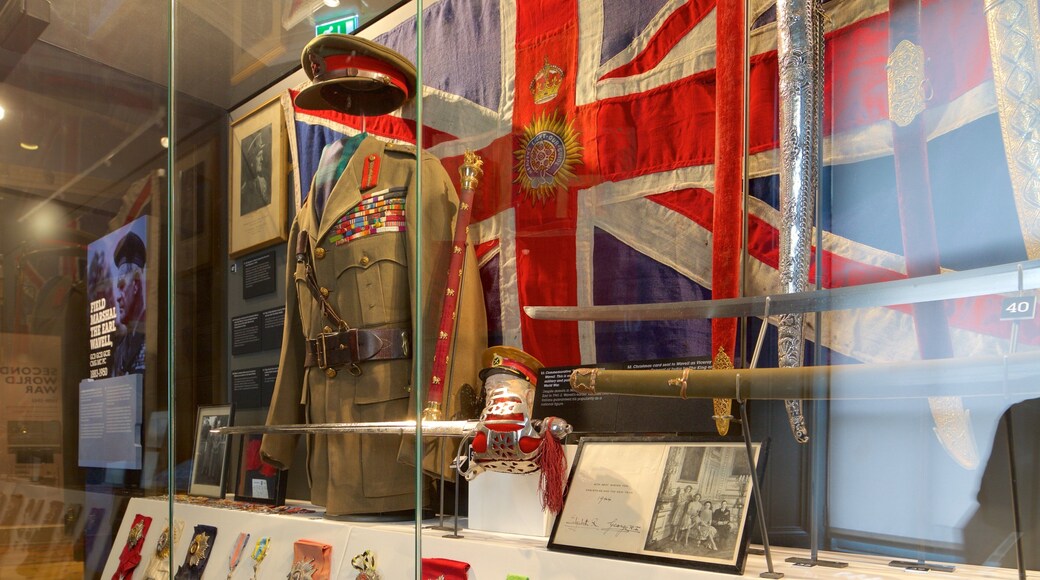 Black Watch Regimental Museum featuring interior views