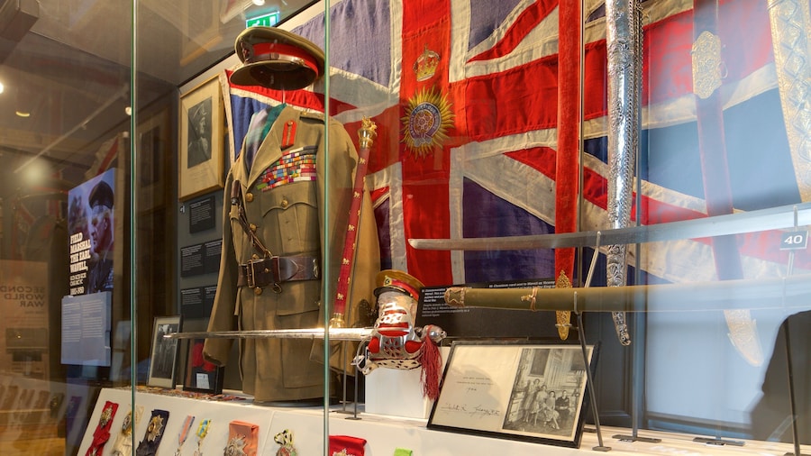 Black Watch Regimental Museum mostrando vistas internas