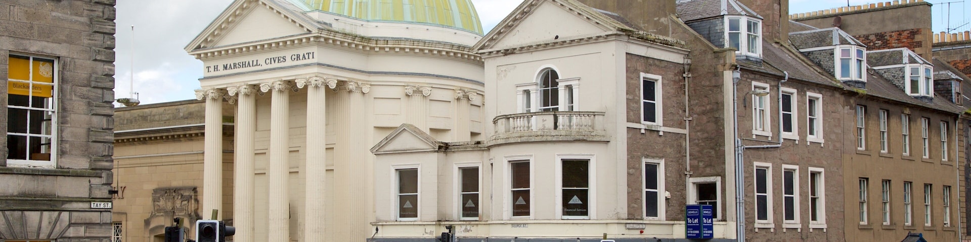 Perth Art Gallery and Museum featuring street scenes