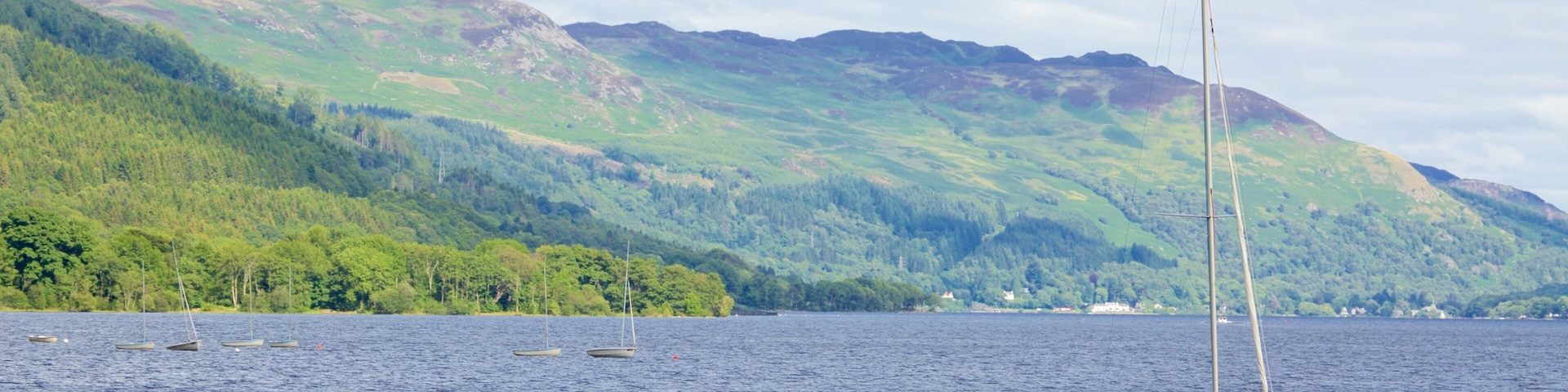 Loch Earn featuring boating, a lake or waterhole and sailing