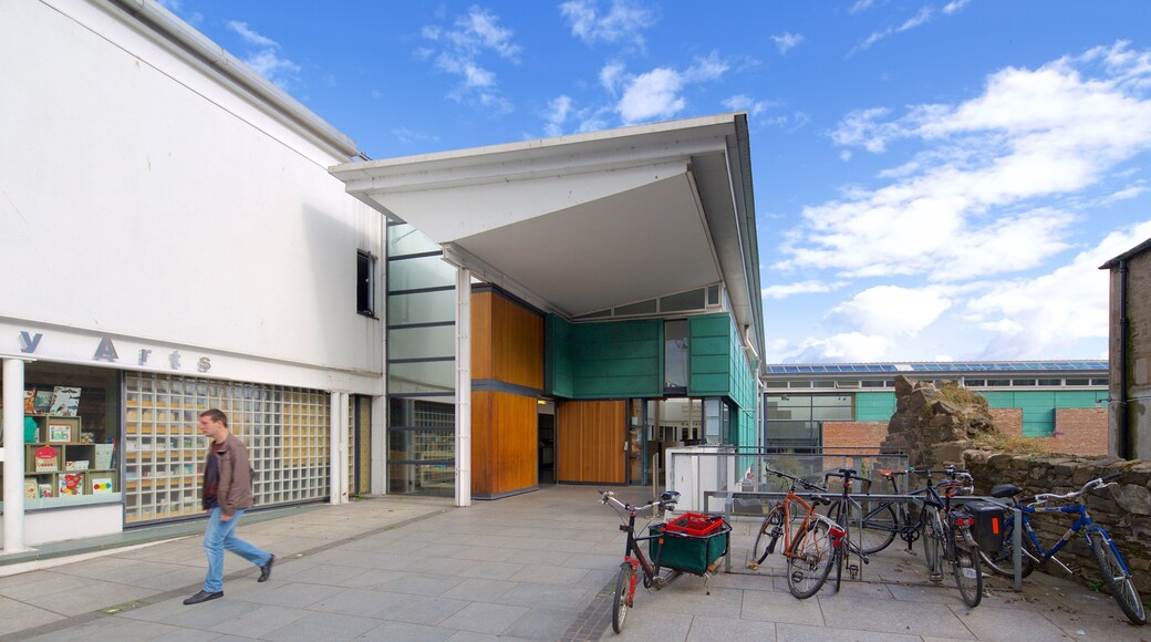 Dundee Contemporary Arts Centre which includes street scenes