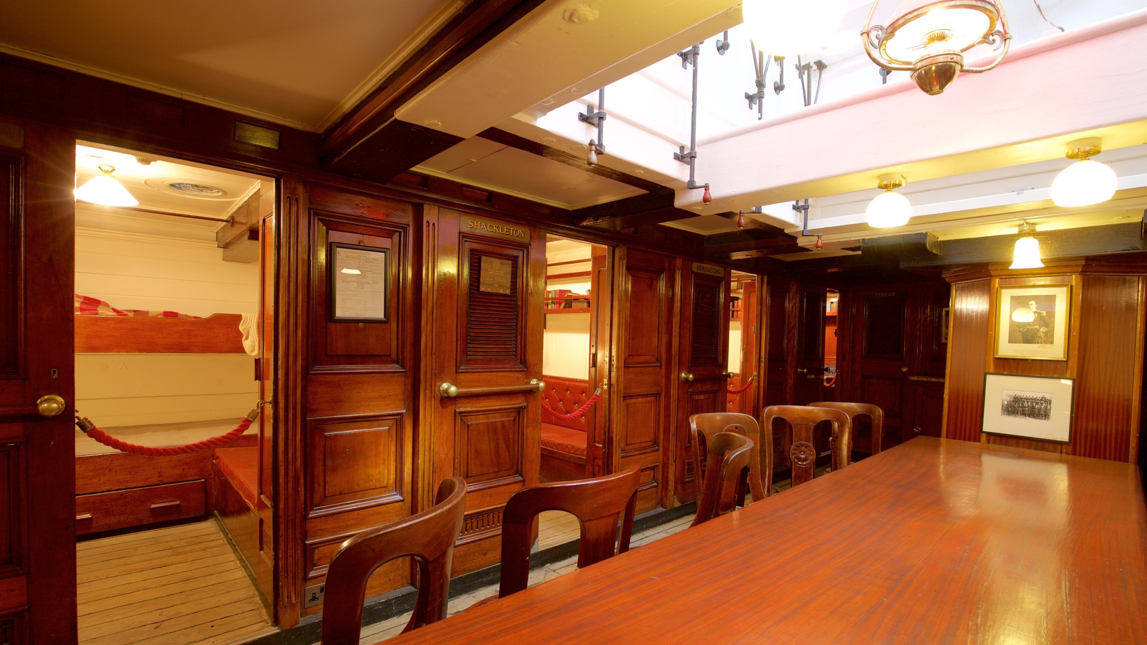 Discovery Point showing boating, heritage elements and interior views