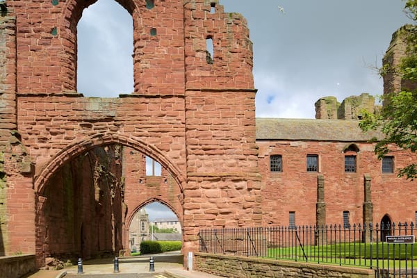 Arbroath Abbey showing heritage elements and heritage architecture