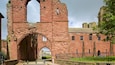Arbroath Abbey welches beinhaltet historische Architektur und Geschichtliches