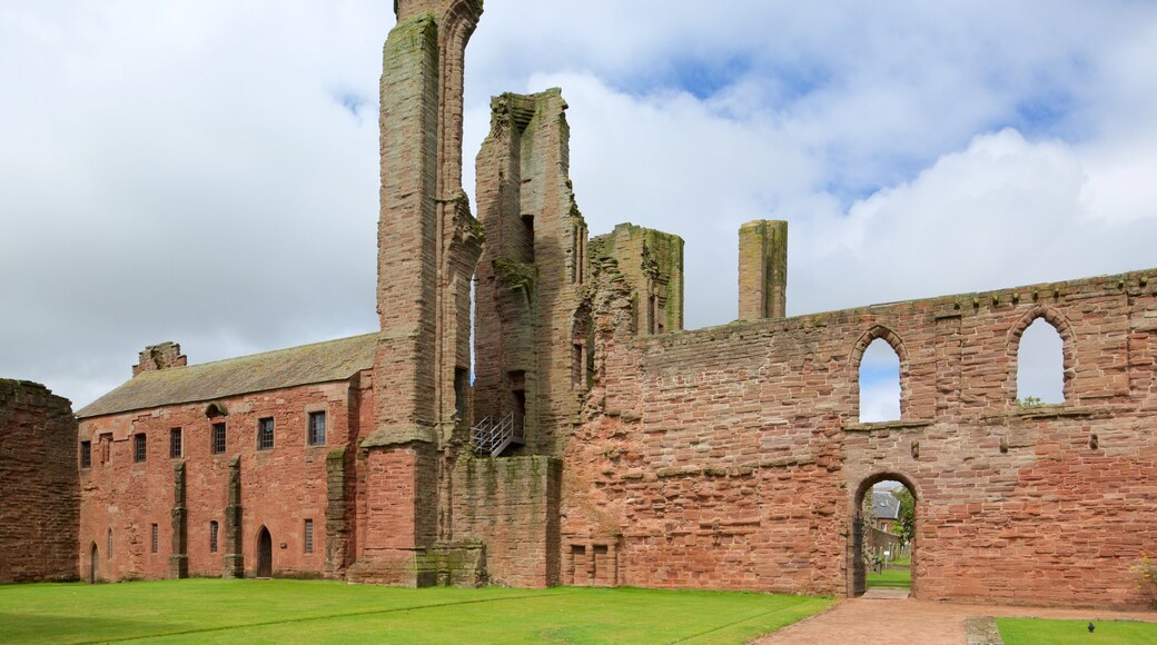 Arbroath Abbey showing heritage elements and heritage architecture