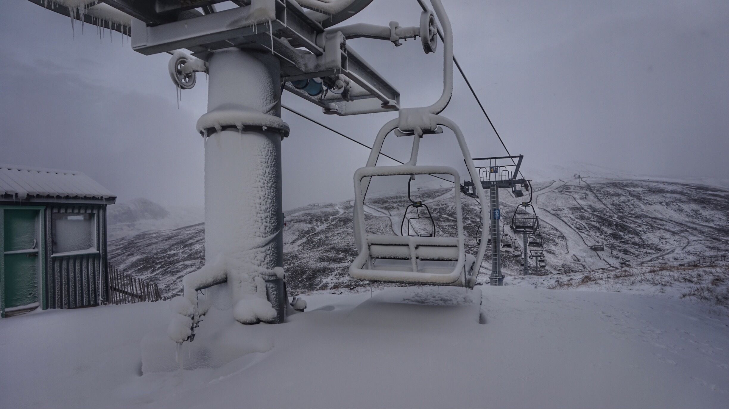 Frozen Ski Lift 