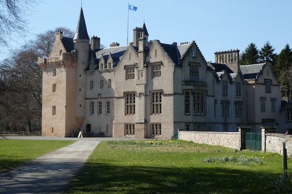 Brodie Castle near Forres, Northern Scotland.