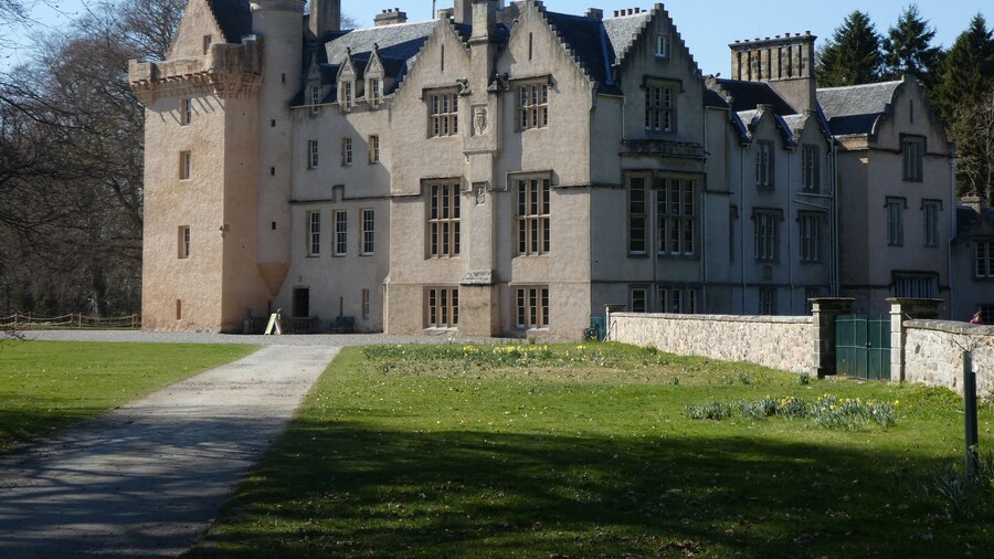 Brodie Castle near Forres, Northern Scotland.