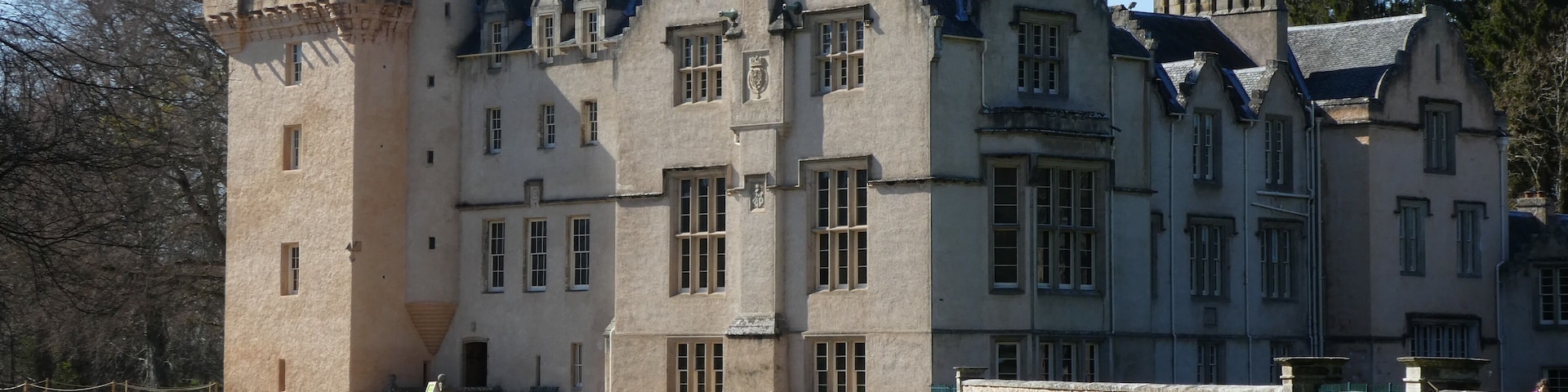 Brodie Castle near Forres, Northern Scotland.