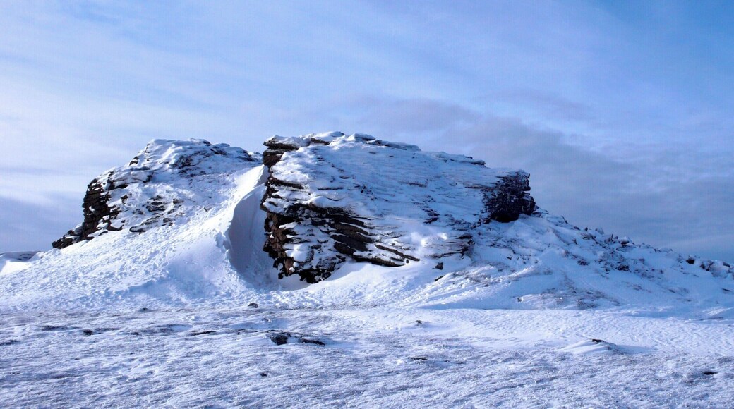 Feeling #blue at the top of Ben Rinnes, Scottish winter.