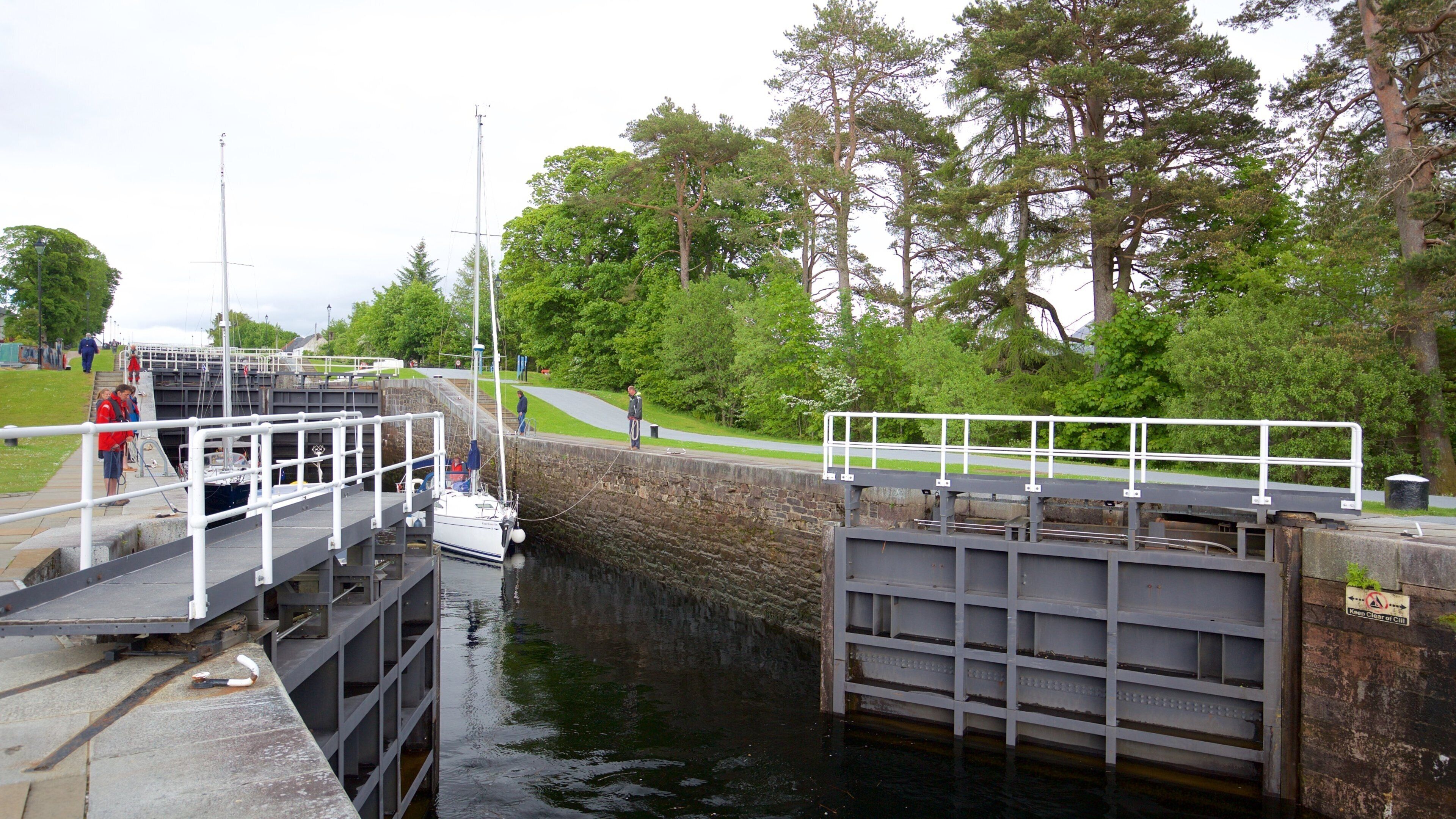 Neptune\'s Staircase フィーチャー 橋, セーリング と ボート