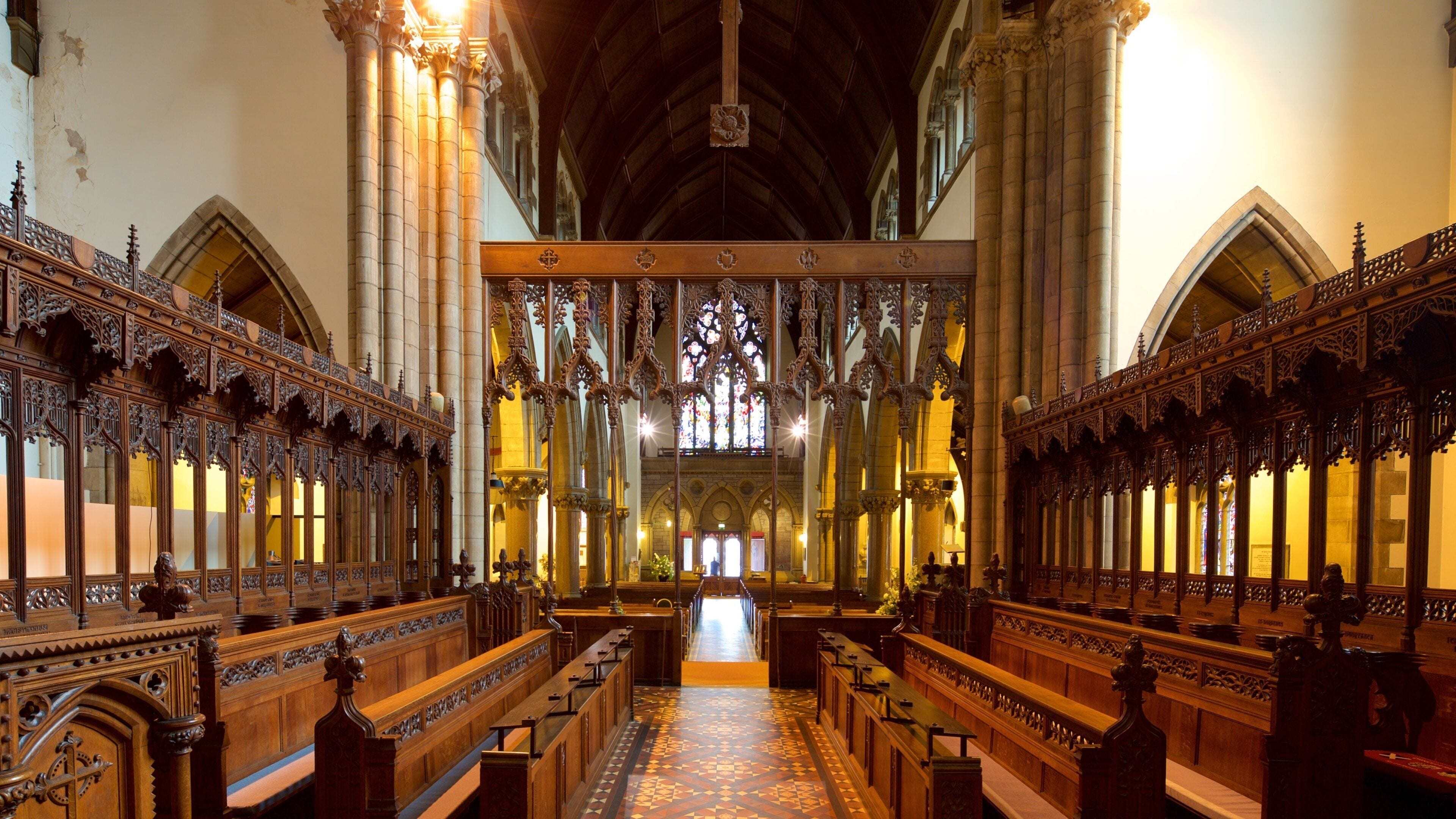 Inverness Cathedral showing interior views, heritage architecture and a church or cathedral