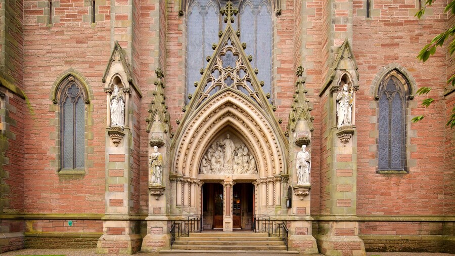 Inverness Cathedral which includes heritage elements, a church or cathedral and heritage architecture