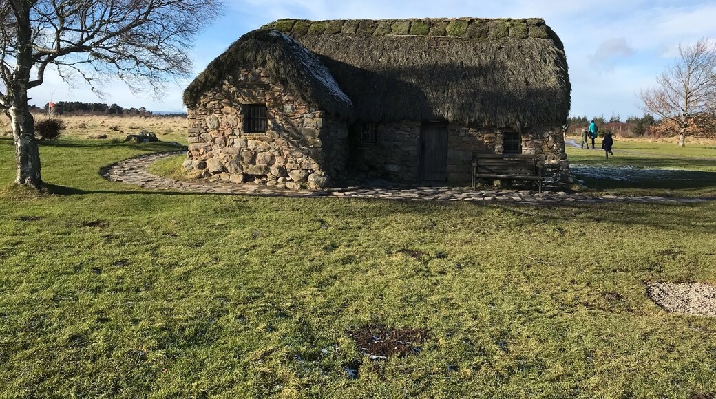 Traditional dwelling typical of the Scottish Highlands in the 18th Century.