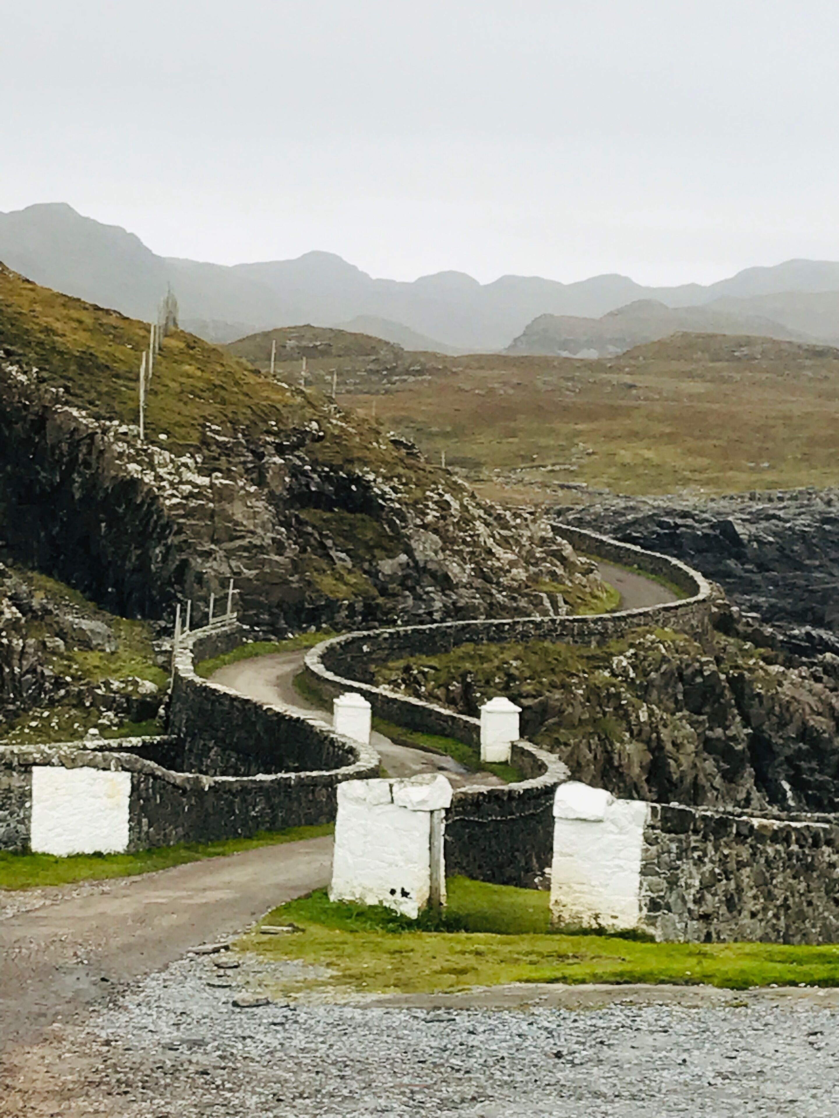 Road into lighthouse