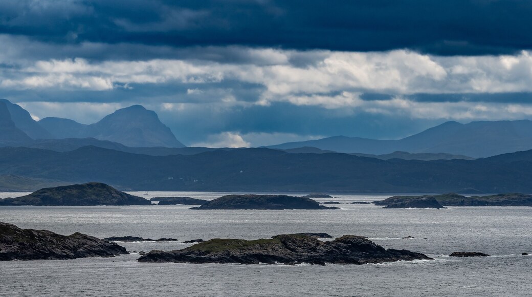 View Over The Atlantic Coast Of Scotland From Handa Island Near Tarbet