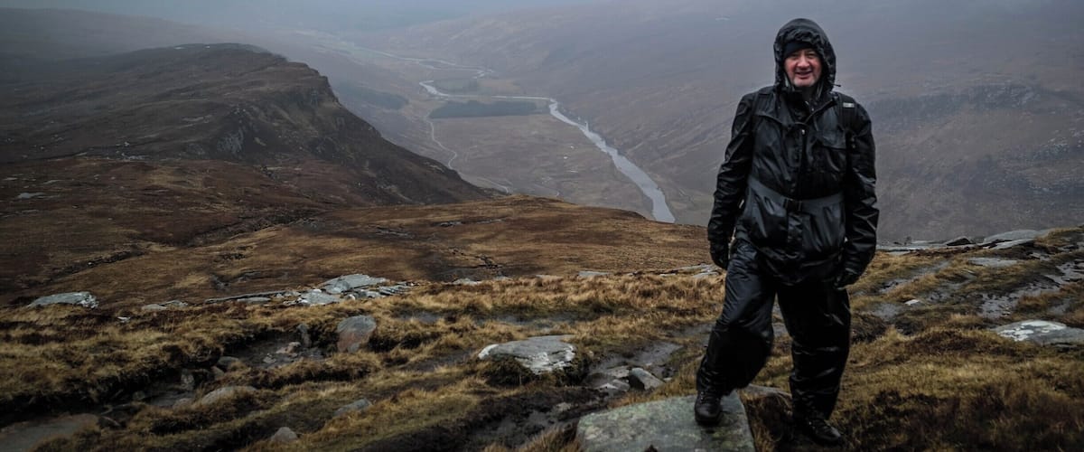 Ben Hope. The most northerly Munro. ( Scottish hill over 3000ft ) At least 3 hours drive north of Inverness, not somewhere you go by accident. Was hoping for better weather to be honest, but I can't say it spoiled the fun. maybe the views but not the fun.