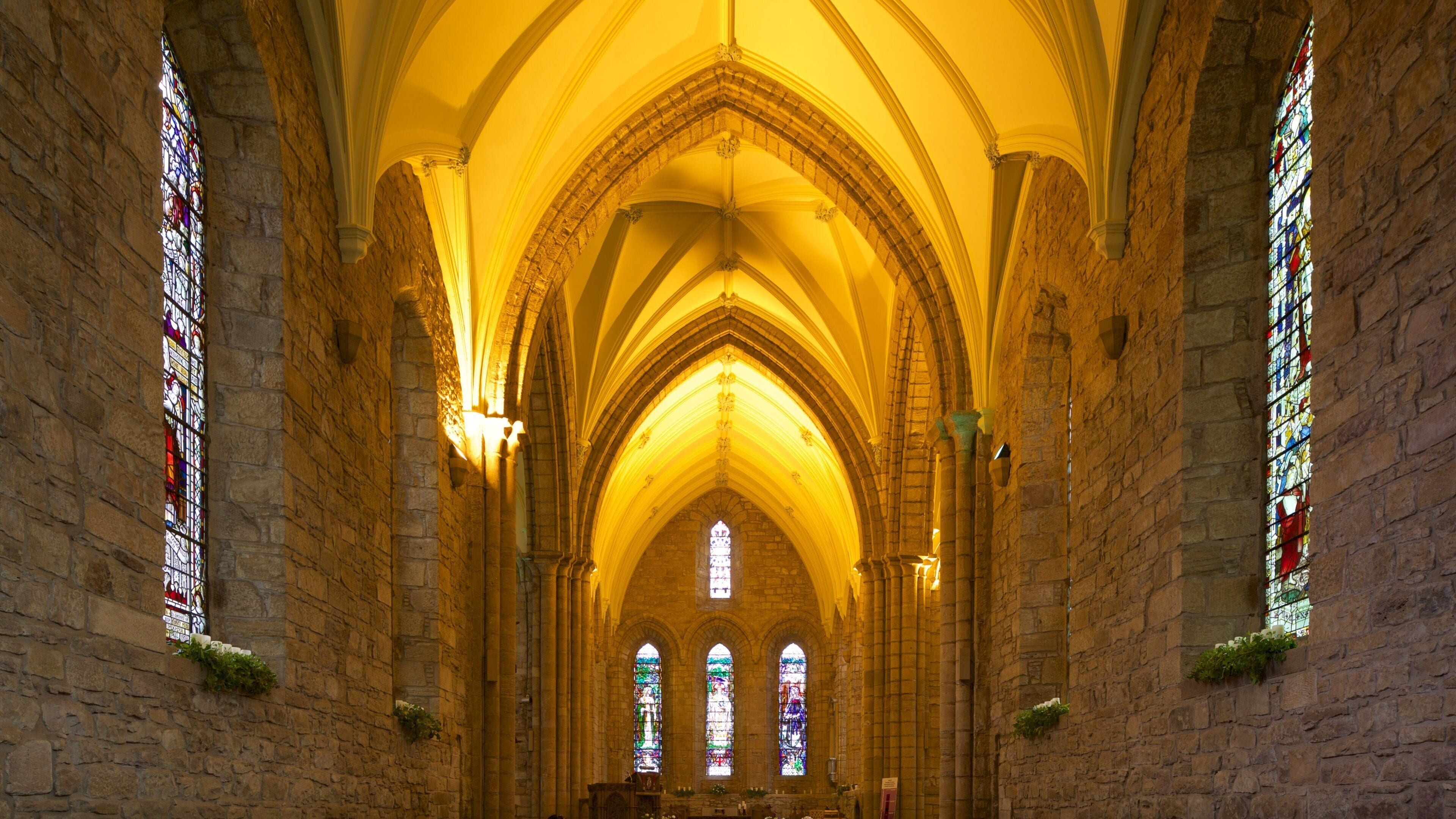 Dornoch Cathedral showing interior views, heritage architecture and heritage elements