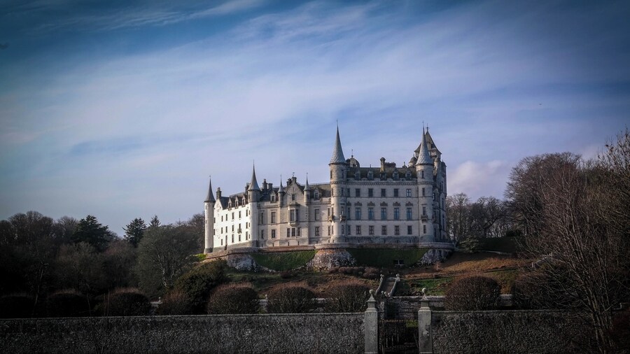 Stunning country house residence of successive Earls of Sutherland. It was amazing to see a building of this scale and grandeur in such a remote place.
