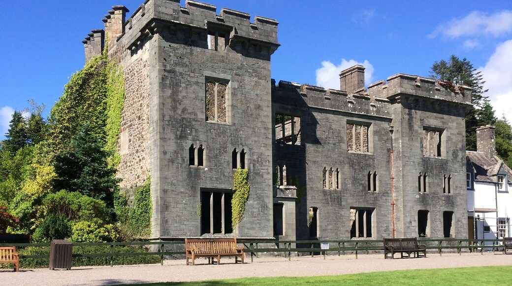 lovely gardens and museum at ruined castle
