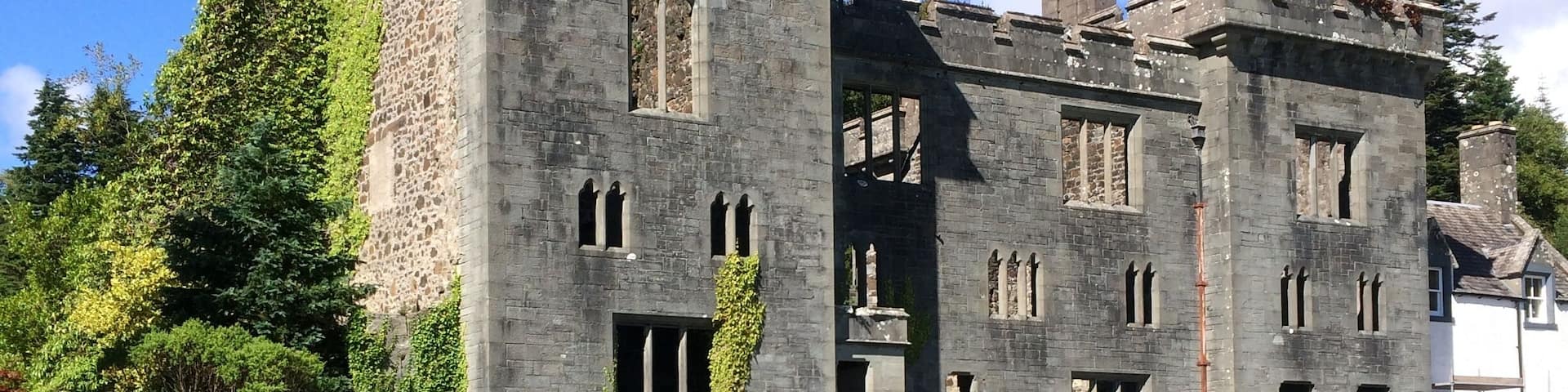 lovely gardens and museum at ruined castle